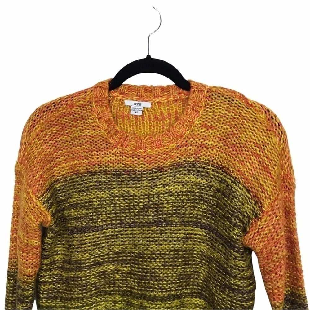 Bar III Colorblock Knit Sweater XS